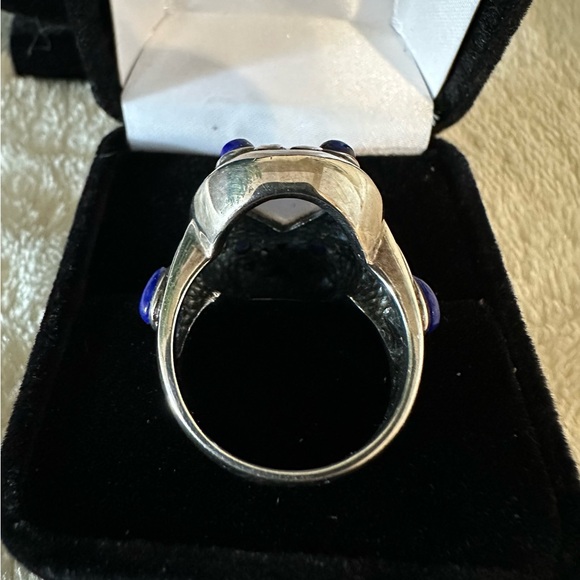 Jay King Lapis and Blue Lace Ring Size 8 - Picture 8 of 8